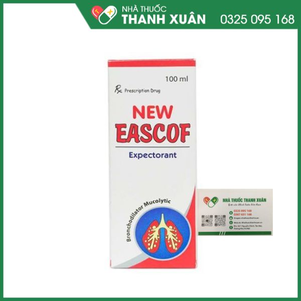 New Eascof – Thuốc Trị Ho Long Đờm Giãn Phế Quản